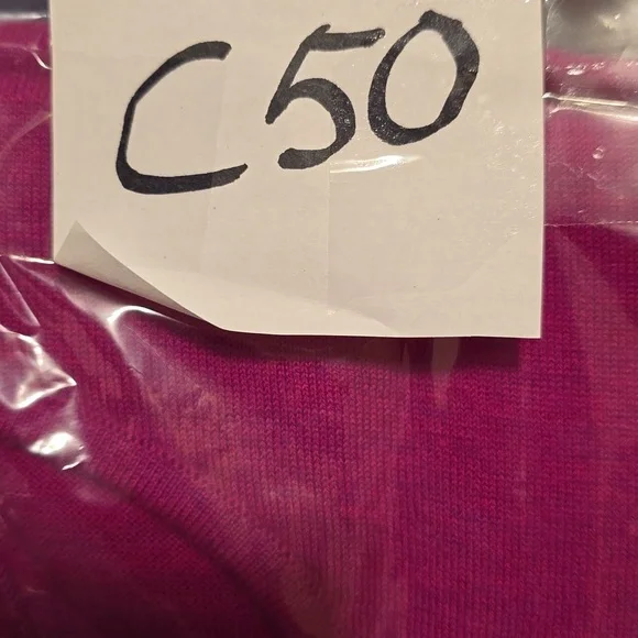 Eileen Fisher 100% Cashmere Soft Lightweight Sweater Top Pink Barbie Women's XS - Picture 16 of 16